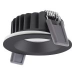 Ledvance Spot LED Air Fix Aluminium Noir 6W 510lm 36D - 930 Blanc Chaud | Diamètre 68mm - IP65 - Meilleur rendu des couleurs - Dimmable