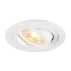SLV New Tria 75 Spot Aluminium Blanc Rond | Diamètre 75mm - Convient pour 1x GU10 