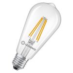 Ledvance Classic LED Edison E27 Peer Filament Helder 3.8W 806lm - 827 Zeer Warm Wit | Vervangt 60W