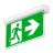 Noxion LED Nooduitgang Bord | Inbouw | 1W 20lm - 860 Daglicht | 30m Kijkafstand - 3 Uur Noodverlichting - Autotest - Incl. 4 Richtingen
