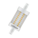 Osram LED R7s 78mm Claire 7.3W 806lm - 827 Blanc Très Chaud | Équivalent 60W