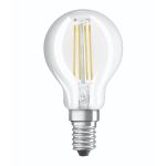 Osram Parathom Classic LED E14 Boule Filament Claire 4W 470lm - 827/840 Blanc Très Chaud / Blanc Froid | Relax et Active - Équivalent 40W
