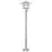 Nordlux Agger Lampadaire extérieur Métal Brushed Aluminium | Convient pour 1x E27 