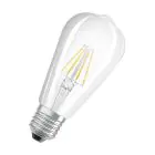 Osram Classic LED E27 Edison Filament Claire 4W 470lm - 827 Blanc Très Chaud | Équivalent 40W