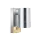 Nordlux Tin Applique Murale Métal et Verre Gris - Extérieur | 76mm - IP54 - Détecteur de Mouvement et de Lumière - Convient pour GU10