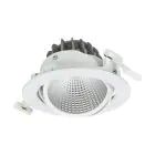 Philips Spot LED Greenspace Accent Cardanic Aluminium Blanc 24W 2700lm 36D - 930 Blanc Chaud | 163mm - IP20 - Meilleur Rendu Des Couleurs - Interact Dimmable