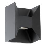 Eglo Wandlamp Morino Buitenverlichting Aluminium Antraciet/Grafiet Up & Down 5W 460lm - 830 Warm Wit