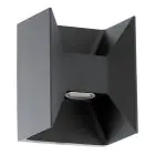 Eglo Wandlamp Morino Buitenverlichting Aluminium Antraciet/Grafiet Up & Down 5W 460lm - 830 Warm Wit